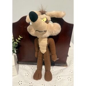 Vintage Wile E Coyote Plush Looney Tunes Warner Bros 1997 Stuffed Toy